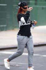 RIHANNA Out in New York 05/16/2015