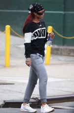 RIHANNA Out in New York 05/16/2015
