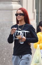 RIHANNA Out in New York 05/16/2015