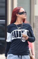 RIHANNA Out in New York 05/16/2015