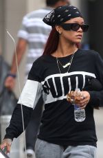 RIHANNA Out in New York 05/16/2015