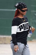 RIHANNA Out in New York 05/16/2015