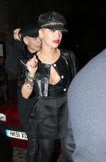 RITA ORA Arrives at Chiltern Firehouse in London 05/28/2015