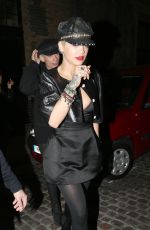 RITA ORA Arrives at Chiltern Firehouse in London 05/28/2015