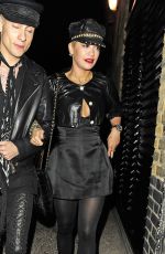 RITA ORA Arrives at Chiltern Firehouse in London 05/28/2015