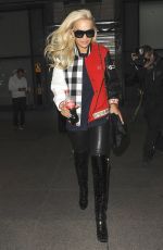 RITA ORA Arrives at Heathrow Airport in London 05/18/2015