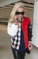 RITA ORA Arrives at Heathrow Airport in London 05/18/2015