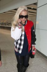 RITA ORA Arrives at Heathrow Airport in London 05/18/2015