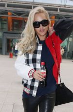 RITA ORA Arrives at Heathrow Airport in London 05/18/2015