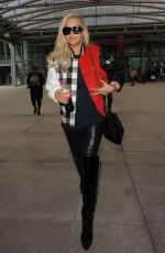 RITA ORA Arrives at Heathrow Airport in London 05/18/2015