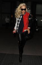 RITA ORA Arrives at Heathrow Airport in London 05/18/2015