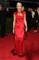 RITA ORA at MET Gala 2015 in New York