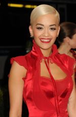 RITA ORA at MET Gala 2015 in New York