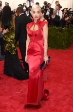 RITA ORA at MET Gala 2015 in New York