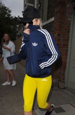 RITA ORA in Leggings Out and About in Notting Hill 05/27/2015