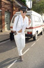 RITA ORA Leaves a Recording Studio in London 05/28/2015