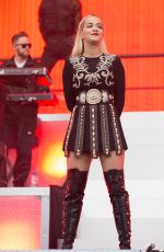 RITA ORA Performs at BBC Radio 1