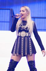 RITA ORA Performs at BBC Radio 1