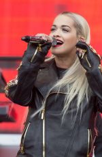 RITA ORA Performs at BBC Radio 1