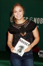 RONDA ROUSEY Signing Book at Barnes & Noble in New York 05/12/2015