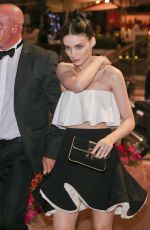 ROONEY MARA Leaves Baoli Beach Restaurant in Cannes