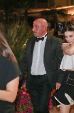 ROONEY MARA Leaves Baoli Beach Restaurant in Cannes