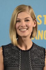 ROSAMUND PIKE at What We Did on Our Holiday Photocall in Madrid