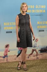 ROSAMUND PIKE at What We Did on Our Holiday Photocall in Madrid