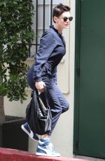ROSE MCGOWAN Out and About in Los Angeles 04/30/2015