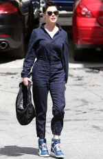 ROSE MCGOWAN Out and About in Los Angeles 04/30/2015