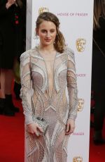 ROSIE FORTESCUE at BAFTA 2015 Awards in London