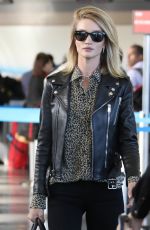 ROSIE HUNTINGTON-WHITELEY at JFK Airport in New York 05/03/2015