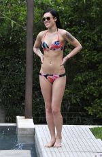 RUMER WILLIS in Bikini on the Set of a Photoshoot in Beverly Hills