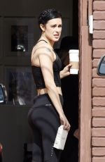 RUMER WILLIS in Tights at Dancing with the Stars Rehearsals in Hollywood 05/13/2015