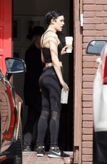 RUMER WILLIS in Tights at Dancing with the Stars Rehearsals in Hollywood 05/13/2015
