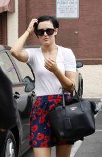 RUMER WILLIS Leaves DWTS Rehersal in Hollywood 05/07/2015