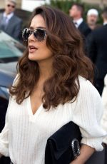 SALMA HAYEK Leaves Le Grand Palais in Cannes 05/16/2015