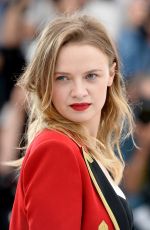 SARA FORESTIER at La Tete Haute Photocall at 2015 Cannes Film Festival