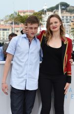 SARA FORESTIER at La Tete Haute Photocall at 2015 Cannes Film Festival