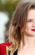 SARA FORESTIER at La Tete Haute Photocall at 2015 Cannes Film Festival