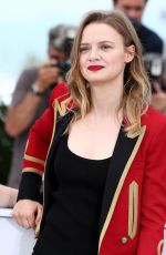 SARA FORESTIER at La Tete Haute Photocall at 2015 Cannes Film Festival