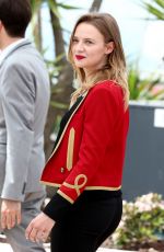 SARA FORESTIER at La Tete Haute Photocall at 2015 Cannes Film Festival