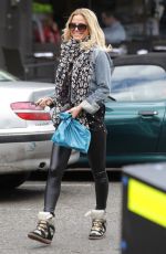 SARAH HARDING Walks Her Dog Out in Primrose Hill 05/07/2015