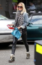 SARAH HARDING Walks Her Dog Out in Primrose Hill 05/07/2015
