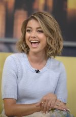 SARAH HYLAND at Good Day New York 05/06/2015