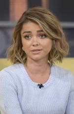 SARAH HYLAND at Good Day New York 05/06/2015