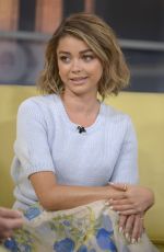 SARAH HYLAND at Good Day New York 05/06/2015