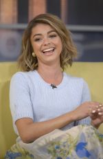 SARAH HYLAND at Good Day New York 05/06/2015