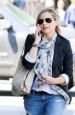 SARAH MICHELLE GELLAR in ipped Jeans Out in Beverly Hills 05/05/2015
