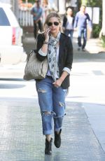 SARAH MICHELLE GELLAR in ipped Jeans Out in Beverly Hills 05/05/2015